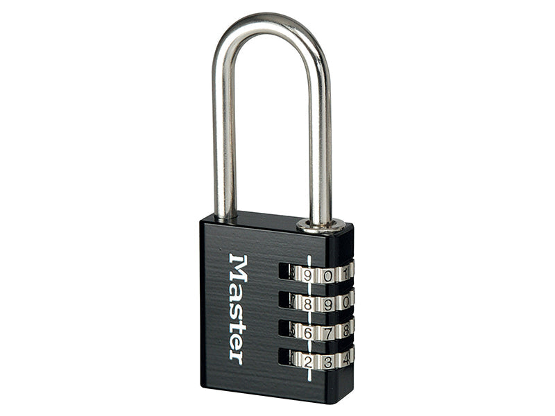 Master Lock Black Finish Combination Padlock