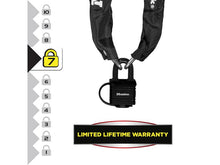 Load image into Gallery viewer, Master Lock Weather Tough 40mm Padlock &amp; Chain 90cm x 6mm