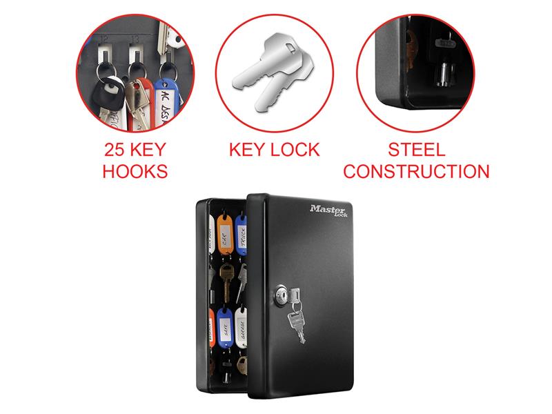 Master Lock Key Storage Lock Box for 25 Keys