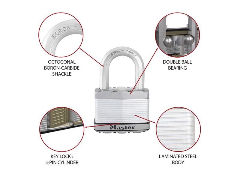 Master Lock Excell™ Laminated Steel Padlocks