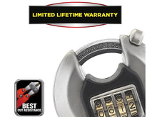 Load image into Gallery viewer, Master Lock Excell™ Discus 4-Digit Combination 70mm Padlock