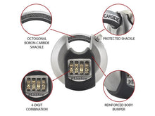 Load image into Gallery viewer, Master Lock Excell™ Discus 4-Digit Combination 70mm Padlock