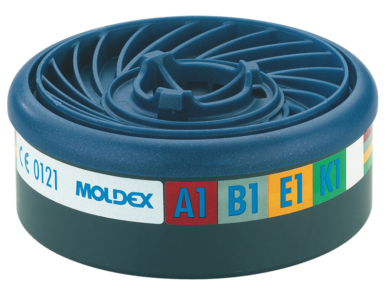 Moldex EasyLock® ABEK1 Gas Filter Cartridge (Wrap of 2)