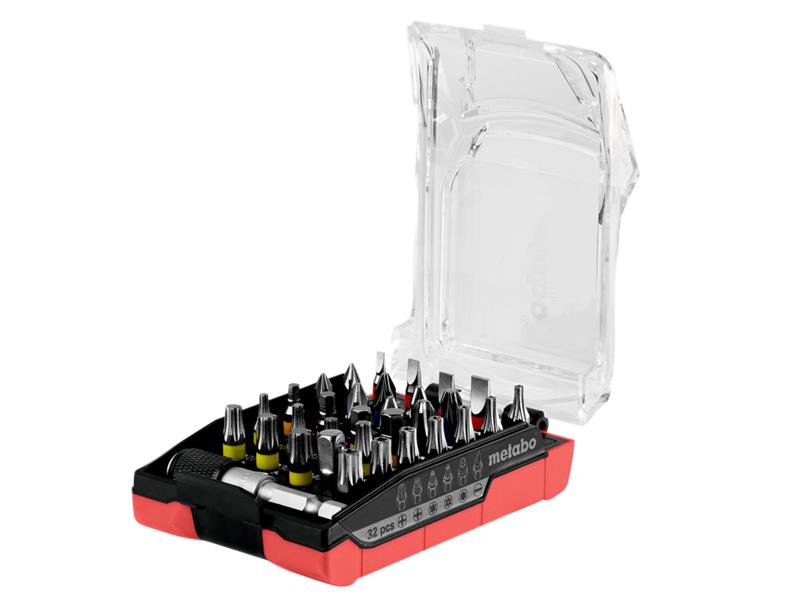 Metabo Battery Bit Box Set, 32 Piece