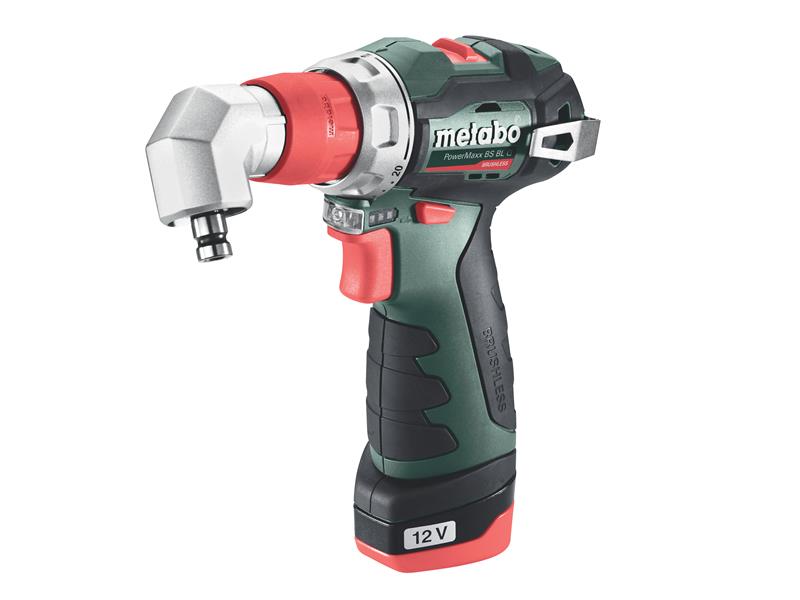 Metabo PowerMaxx BS BL Q Brushless Drill/Screwdriver 12V 2 x 2.0Ah Li-ion