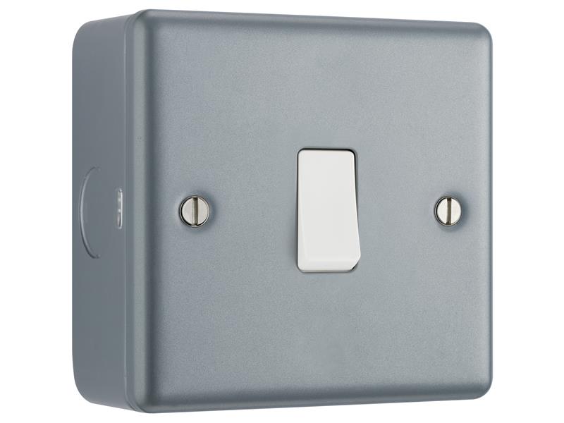 Masterplug Metal Clad Light Switch