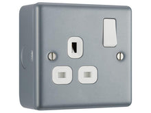 Load image into Gallery viewer, Masterplug Metal Clad Switched Socket