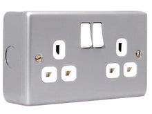 Load image into Gallery viewer, Masterplug Metal Clad Switched Socket