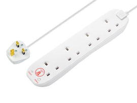 Masterplug Surge Protected Extension Lead 2m