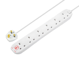 Masterplug Surge Protected Extension Lead 2m