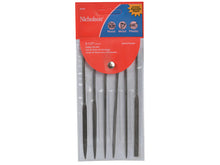 Load image into Gallery viewer, Crescent Nicholson® Red Wallet Needle Mini File Set 6 Piece 42030