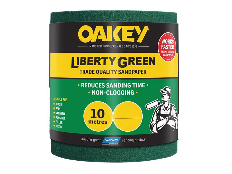Oakey Liberty Green Aluminium Oxide Paper Roll