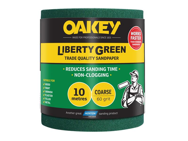 Oakey Liberty Green Aluminium Oxide Paper Roll