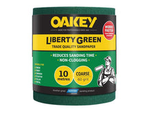 Load image into Gallery viewer, Oakey Liberty Green Aluminium Oxide Paper Roll