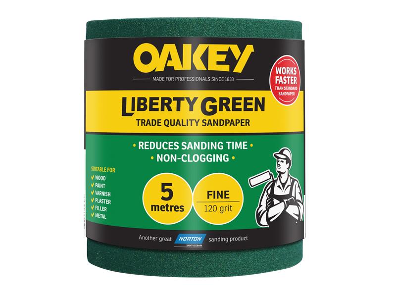 Oakey Liberty Green Aluminium Oxide Paper Roll