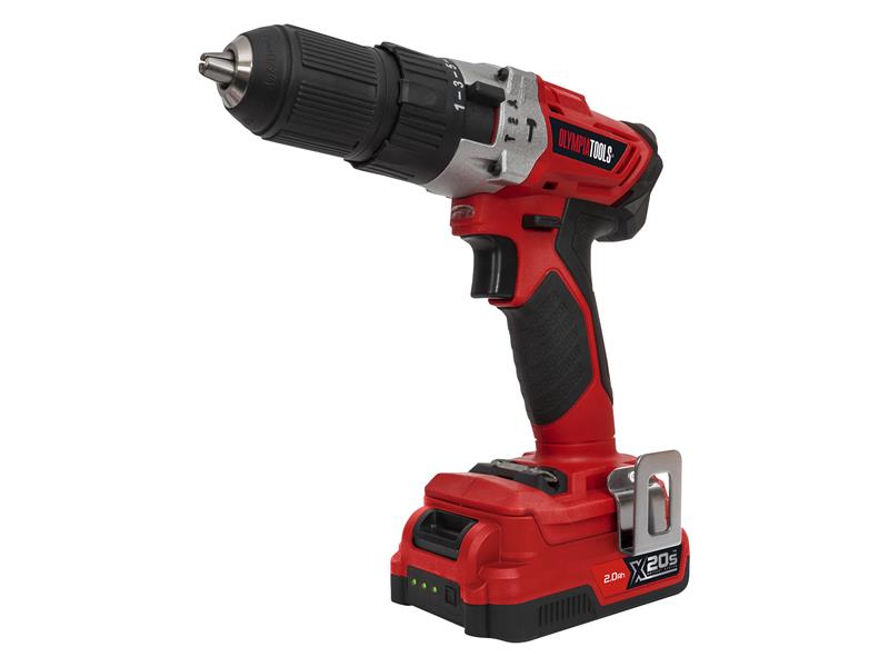 Olympia Power Tools X20S™ Combi Drill 20V 2 x 2.0Ah Li-ion