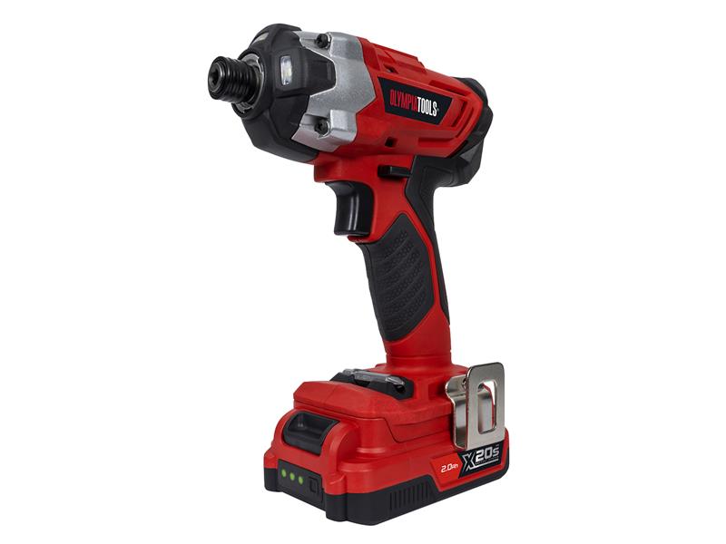 Olympia Power Tools X20S™ Impact Driver 20V 2 x 2.0Ah Li-ion