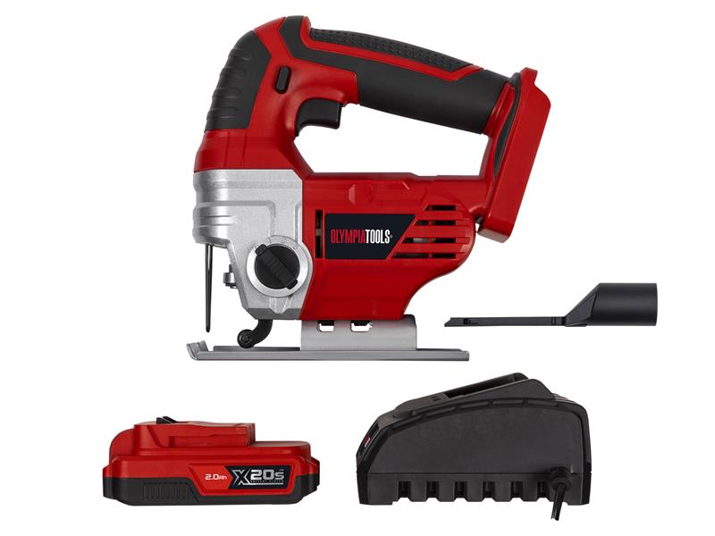 Olympia Power Tools X20S™ Jigsaw 20V 1 x 2.0Ah Li-ion