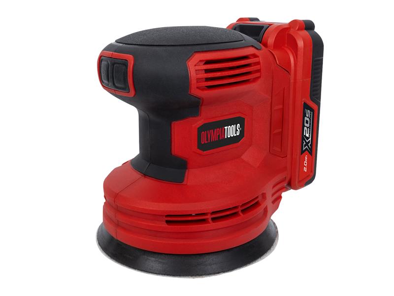 Olympia Power Tools X20S™ Random Orbital Sander 20V 1 x 2.0Ah Li-ion