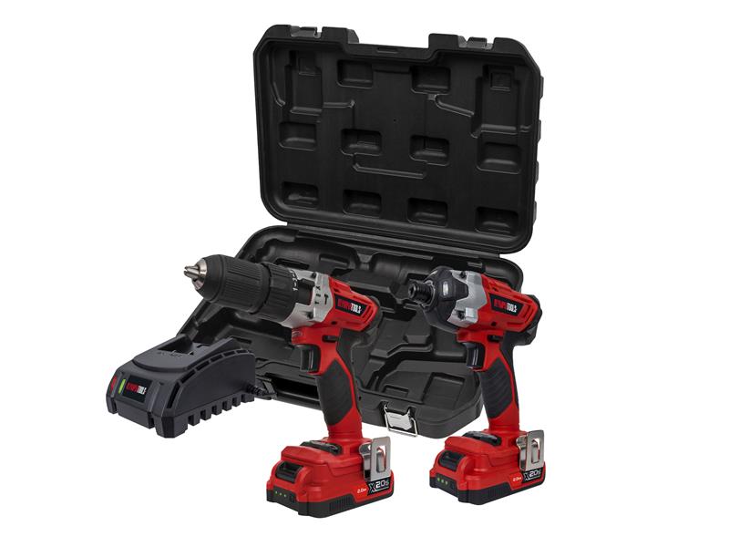 Olympia Power Tools X20S™ Twin Pack 20V 2 x 2.0Ah Li-ion