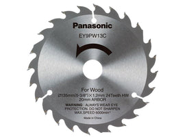 Panasonic EY9PW13 Wood Cutting TCT Blade
