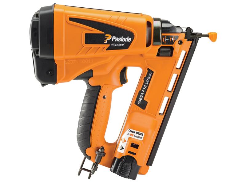 Paslode IM65 F16 Lithium 16 Gauge Angled Brad Nailer 1 x 2.1Ah Li-ion