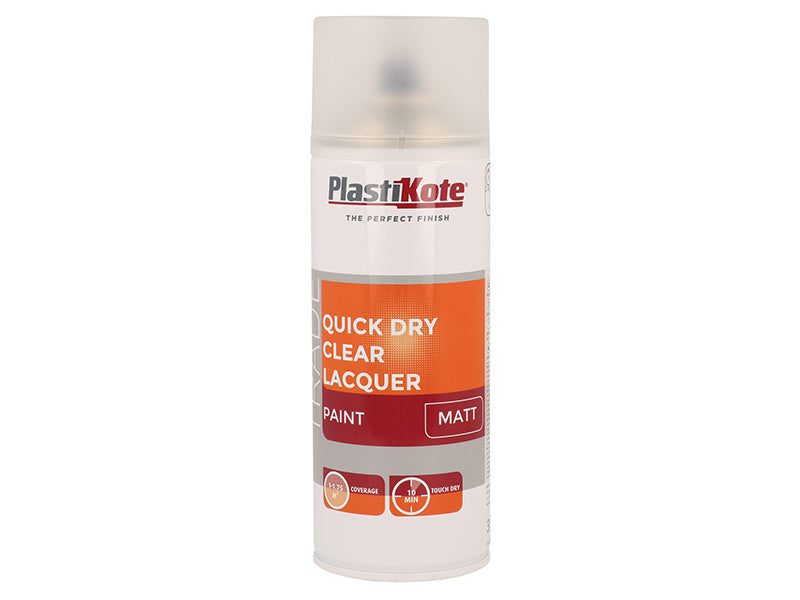 PlastiKote Trade Quick Dry Clear Lacquer Spray