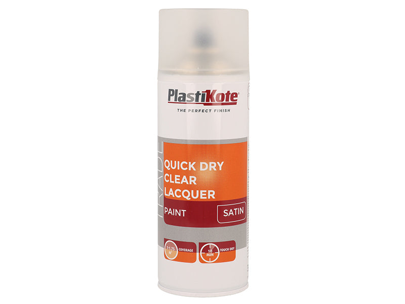 PlastiKote Trade Quick Dry Clear Lacquer Spray