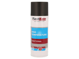 PlastiKote Trade High Temperature Spray Paint Black 400ml