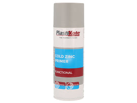 PlastiKote Trade Cold Zinc Spray Primer 400ml