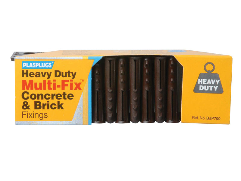 Plasplugs Heavy-Duty Concrete & Brick Fixings