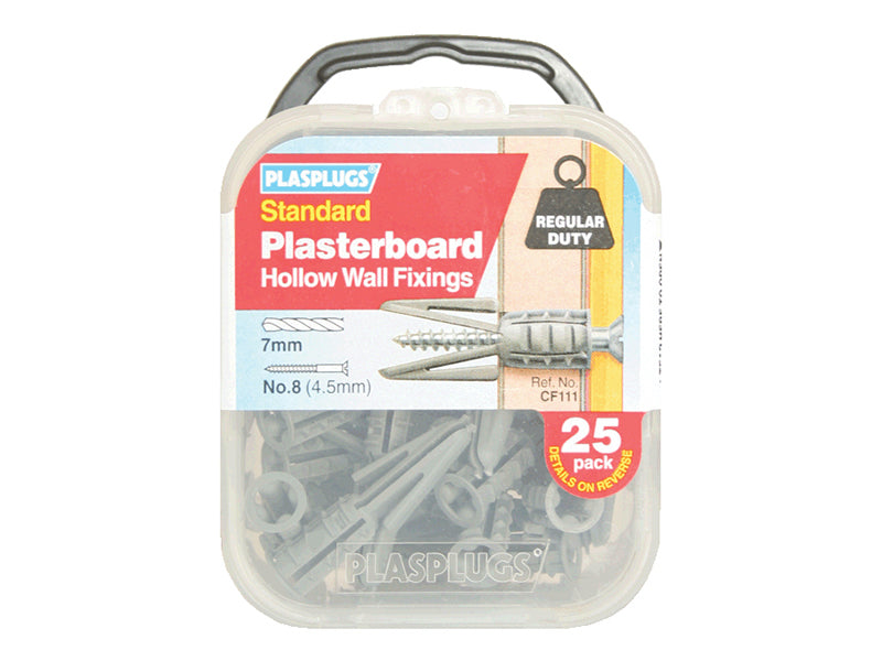 Plasplugs Plasterboard Fixings Regular-Duty