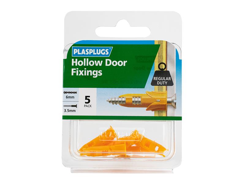 Plasplugs Hollow Door Fixings