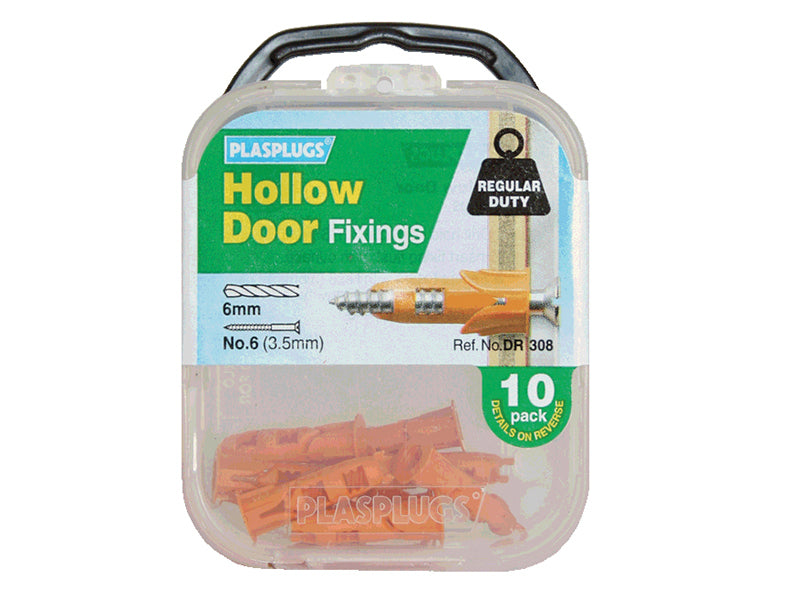 Plasplugs Hollow Door Fixings