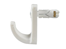 Load image into Gallery viewer, Plasplugs White Single Hollow Door Hook Pack of 1