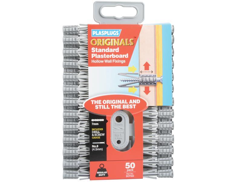 Plasplugs SCF 552 ORIGINALS™ Plasterboard Fixings (50)