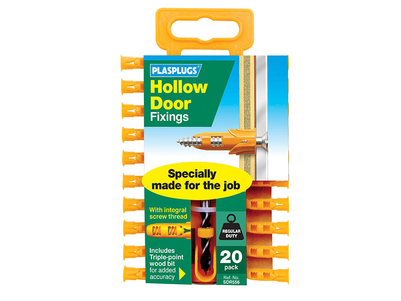 Plasplugs Hollow Door Fixings