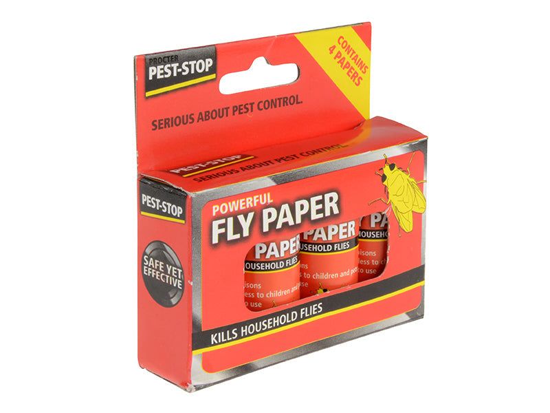 Pest-Stop (Pelsis Group) Fly Papers (Pack 4)