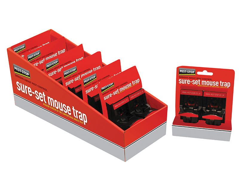 Pest-Stop (Pelsis Group) Sure-Set Mouse Trap (Twin Pack)