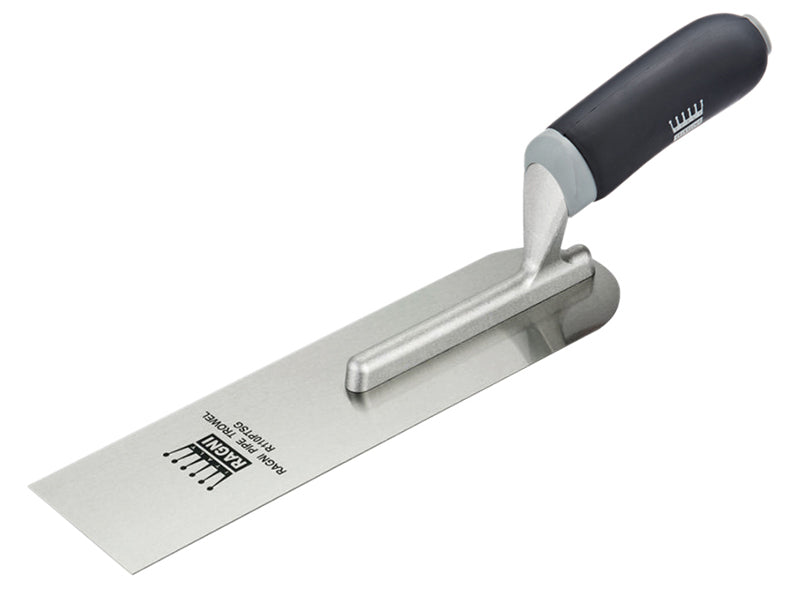 Ragni R110PTSG Pipe Trowel Soft Grip Handle 10.1/2 x 3in