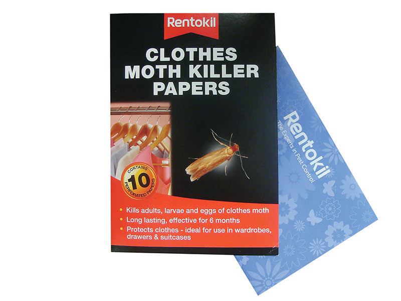 Rentokil Clothes Moth Papers (Pack 10)