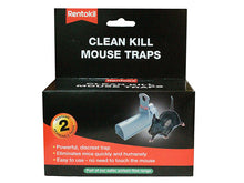 Load image into Gallery viewer, Rentokil Clean Kill Mouse Traps (Twin Pack)