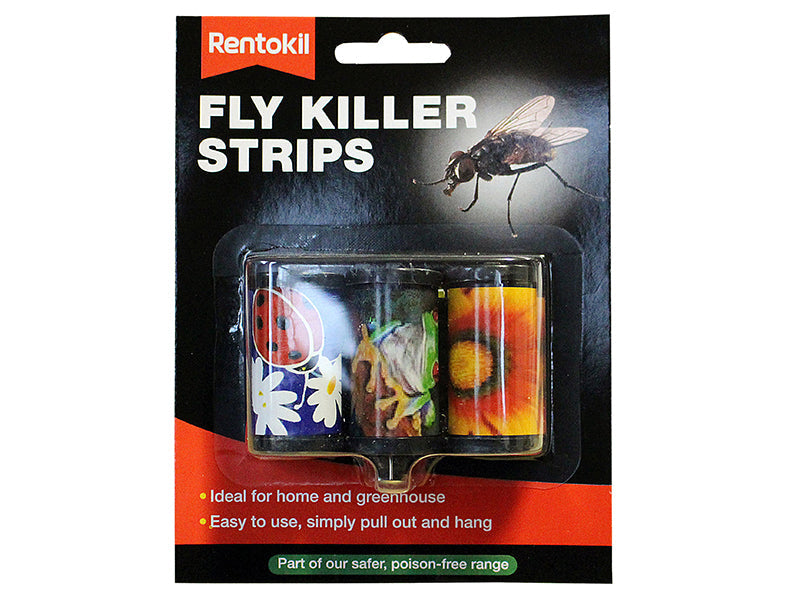 Rentokil Fly Killer Strips Pack of 3