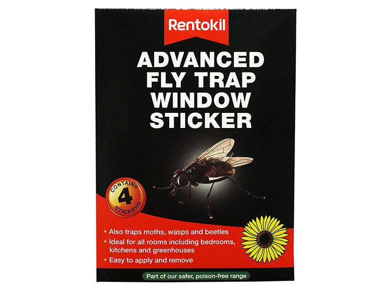 Rentokil Advanced Window Fly Traps (Pack 4)