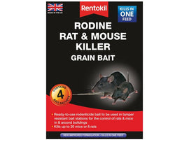 Rentokil Rodine Rat & Mouse Killer Grain Bait