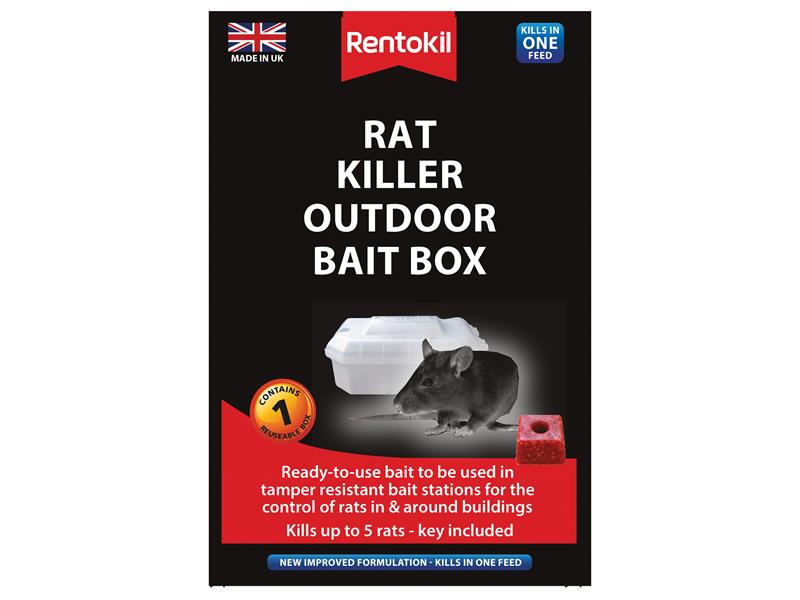 Rentokil Rat Killer Outdoor Bait Box