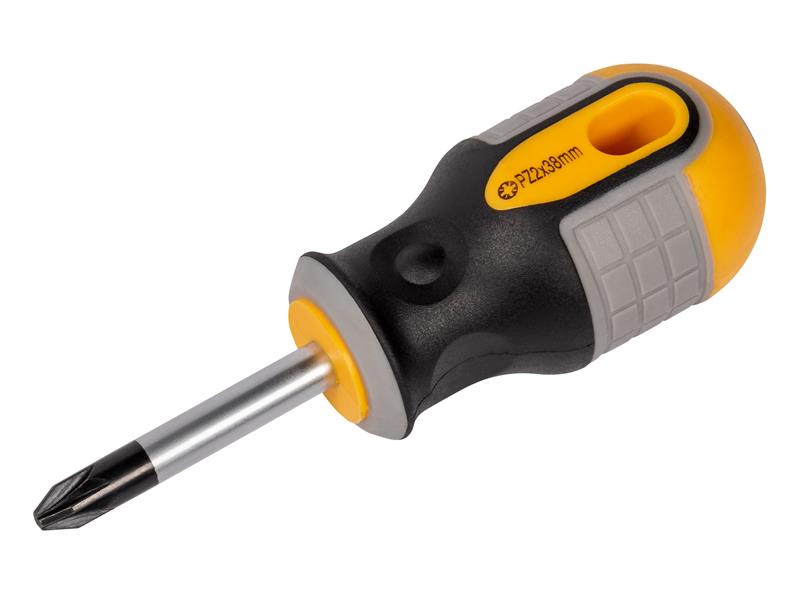 Roughneck Stubby Screwdriver Pozidriv Tip PZ2 x 38mm