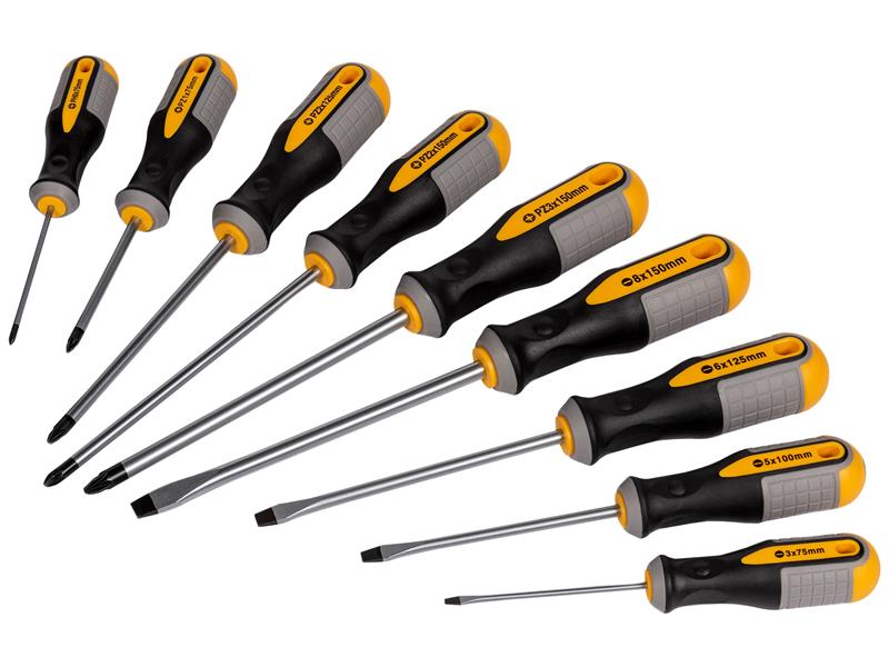 Roughneck Screwdriver Set, 9 Piece