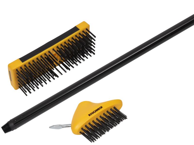 Roughneck Patio & Decking Brush Set 3 Piece