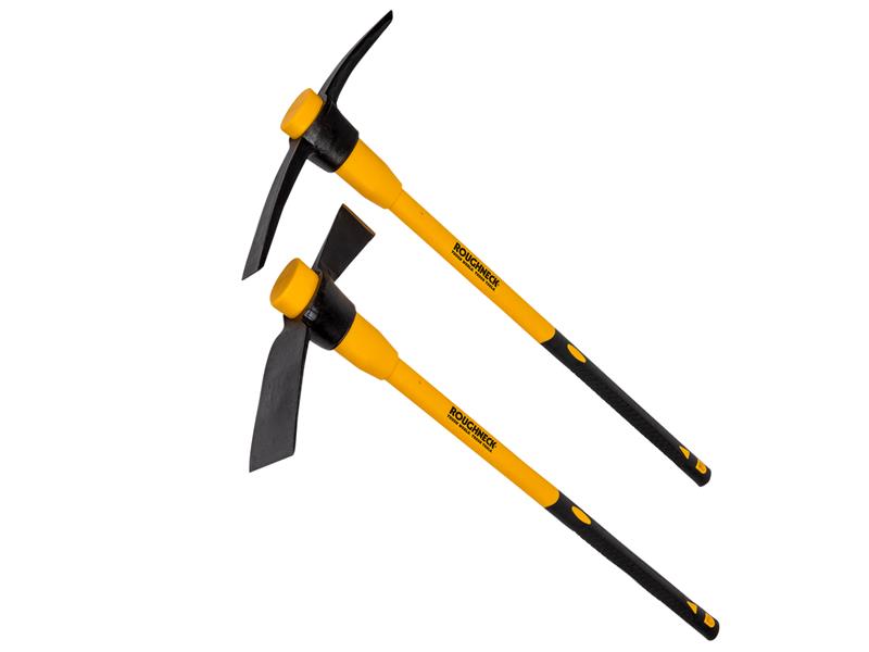 Roughneck Pick Axe and Cutter Mattock Set, 2 Piece